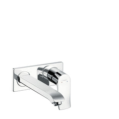 Metris E Wall Mounted Bathroom Faucet in Chrome | product photo