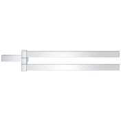 Selection Cube 18" Wall Mounted Towel Bar in Starlight Chrome