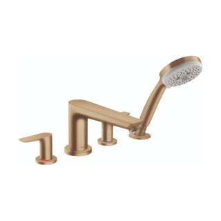 71744701 Talis E Double Handle Deck Mounted Roman Tub Faucet in Brushed Bronze