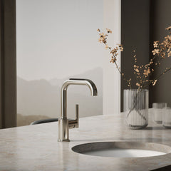 Kohler Purist Bar Faucet with Accessories in Vibrant Polished Nickel | product photo