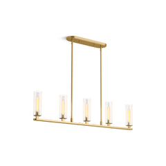 Kohler Crue 45 In. Linear Chandelier in Brushed Brass | product photo