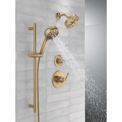 ProClean 7-Spray Hand Shower with Slide Bar, Handheld Shower with High Pressure Spray in Lumicoat Champagne Bronze | product photo