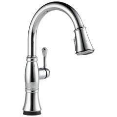 Cassidy Touch Kitchen Faucet Chrome, Chrome Kitchen Faucets with Pull Down Sprayer, Kitchen Sink Faucet, Touch Faucet, Touch2O Technology, Lumicoat Chrome | product photo