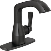 Single Handle Bathroom Faucet in Matte Black