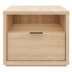 1-Drawer Nightstand, Particle Board Frame, Manufactured Wood Top