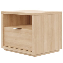 1-Drawer Nightstand, Particle Board Frame, Manufactured Wood Top