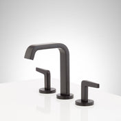 Drea 1.2 GPM Widespread Bathroom Faucet in Matte Black