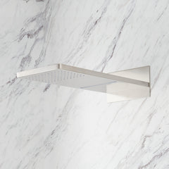 Hollyn Simple Select Thermostatic Shower System with Dual-Function Shower Head and Hand Shower in Brushed Nickel | product photo