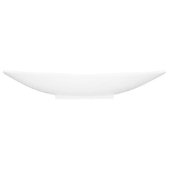 25" Violette Matte Finish Resin Vessel Sink in White | product photo