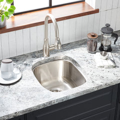 Calverton 18" Stainless Steel Undermount Prep Sink | product photo