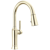 Renaldi Kitchen Faucet with Pull Down Sprayer in Lumicoat Polished Nickel