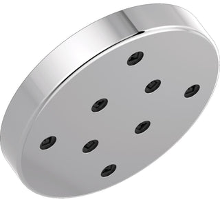 Rain Dual Shower Head with H2Okinetic Technology in Lumicoat Chrome