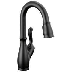 Leland Touch2O Bar / Prep Faucet with Touchless Technology in Matte Black | product photo