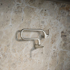 Kohler Graze Wall-Mount Pot Filler in Vibrant Polished Nickel | product photo