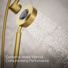 Kohler Purist 2-In-1 Multifunction Shower Combo Kit, Showerhead and Handshower, Three Spray Settings | product photo