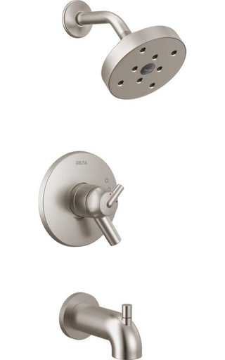 Trinsic 17 Series Dual-Function Tub Shower Faucet Set, H20kinetic Shower Handle Trim Kit in Brushed Nickel