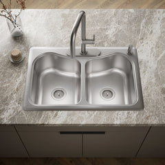 Staccato 33" L x 22" W Drop-In Kitchen Sink | product photo