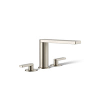 Composed Double Handle Deck Mounted Roman Tub Faucet Trim with Diverter in Vibrant Brushed Nickel
