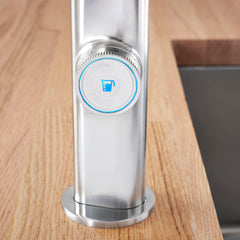 Beale Pull Down Touch Kitchen Faucet in Stainless Steel | detail photo