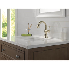 Cassidy Single Hole Pull Out Sprayer Bathroom Faucet, Single Handle Bathroom Sink Faucet in Polished Nickel | product photo