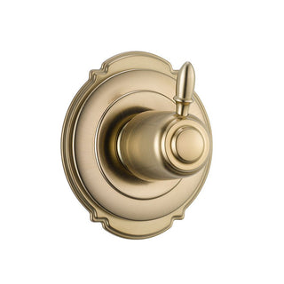 Victorian Diverter Faucet Trim with Lever Handles in Brilliance Champagne Bronze