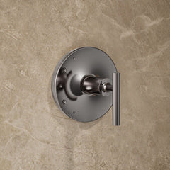 Purist Performance Showering Kit, 1.75 GPM Multifunction Showerhead and Handshower Package, Three Spray Settings in Titanium | product photo