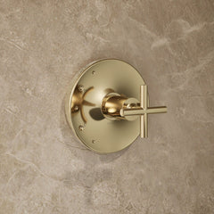 Purist Rite Temp Shower Faucet in Vibrant French Gold | product photo