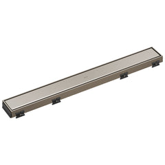 24" Reversible Linear Shower Drain Trim in Stainless | product photo