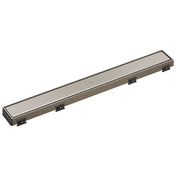 24" Reversible Linear Shower Drain Trim in Stainless