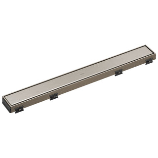 24" Reversible Linear Shower Drain Trim in Stainless