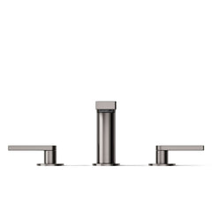 Kohler Composed Widespread Bathroom Faucet with Drain Assembly in Vibrant Titanium | product photo