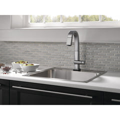 Pivotal Single Handle Pull Down Touch Bar Faucet in Arctic Stainless | product photo