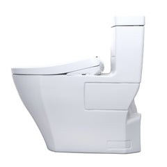 WASHLET 1.28 GPF Auto Flush Elongated Floor Mounted S7A One-Piece Toilet (Seat Included) in Cotton | product photo