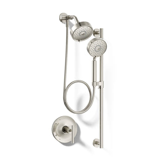 Purist Performance Showering Kit, 1.75 GPM Multifunction Showerhead and Handshower Package, Three Spray Settings in Polished Nickel