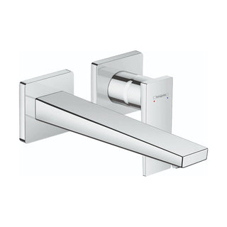 Metropol Low Flow Water Saving Wall Mounted Bathroom Faucet in Chrome