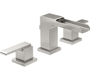 Ara Widespread Bathroom Faucet with Drain Assembly and DIAMOND™ Seal Technology in Stainless