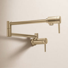 Pot Filler Kitchen Faucet in Champagne Bronze | product photo