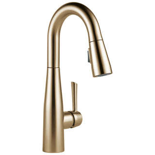 Essa Bar Sink Faucet with Pull Down Sprayer in Champagne Bronze