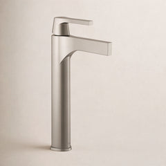 Zura Single Hole Bathroom Faucet with Diamond Seal Technology in Stainless | product photo
