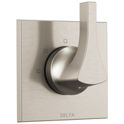 Diverter Trim, Zura, 3-Setting, Stainless