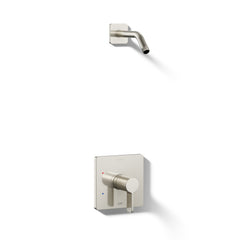 Parallel Shower Trim Set in Vibrant Polished Nickel | product photo