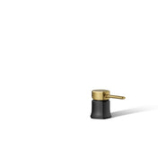 Occasion 2.25" W x 3.38" H Bathroom Faucet Handle in Matte Black/Gold