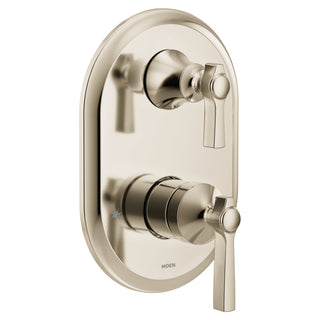 Flara M-CORE 3-Series 2-Handle Shower Trim With Integrated Transfer Valve, Valve Required in Polished Nickel
