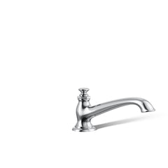 Kohler Artifacts Deck Mounted Roman Tub Faucet Spout with Flare Design in Polished Chrome | product photo