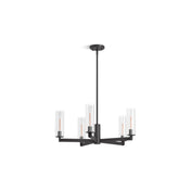 Crue 26 In. Chandelier in Matte Black