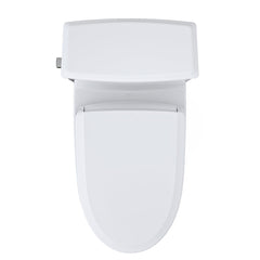 WASHLET 1.28 GPF S7A Auto Flush Elongated Floor Mounted Two-Piece Toilet (Seat Included) in Cotton | product photo