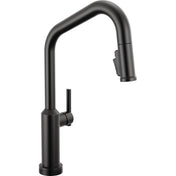 Touch2O Technology Kitchen Faucet with Touchless Technology in Matte Black