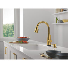 Lenta Touchless Kitchen Faucet with Touch Technology in Brushed Gold | product photo