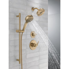 ProClean 7-Spray Hand Shower with Slide Bar, Handheld Shower with High Pressure Spray in Lumicoat Champagne Bronze | product photo