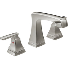 Ashlyn Widespread Bathroom Faucet 3 Hole, 2-handle Bathroom Sink Faucet with Drain Assembly in Brilliance Stainless | product photo